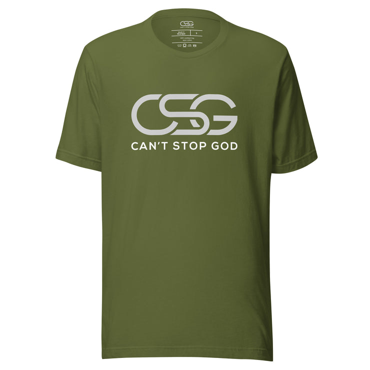 CSG silver/white Logo Unisex t-shirt